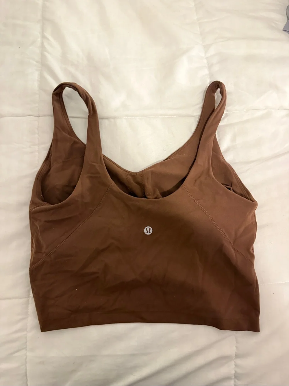 lululemon athletica Brown Scoop Sports Bra